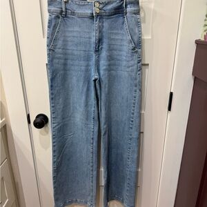 Stylish Light Blue Women's Flare Jeans